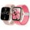 DCU Los Angeles Bluetooth 44,5mm TFT Ouro Rosa Correa Nylon e Silicone Tamanho Único IP67 SpO2 Pulso Sono