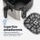 Friggitrice ad aria universale Blue Air Crispy 6006B da 6,5 litri nera/inossidabile