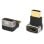 PcCom Essential Adaptador HDMI 8K 2.1 Macho a Hembra Acodado Tipo L Inverso