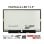 Tela LED de 13.3" Para Portátil Lp133wh2 Ltn133at25-t01 Ltn133at25-601 Ltn133at25-501