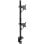 PcCom Essential Soporte 2 Monitores Vertical de 17-32" VESA 75x75/100x100 Máx 9Kg Negro