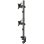 PcCom Essential Soporte 2 Monitores Vertical de 17-32" VESA 75x75/100x100 Máx 9Kg Negro