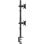 PcCom Essential Soporte 2 Monitores Vertical de 17-32" VESA 75x75/100x100 Máx 9Kg Negro