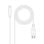 Câble USB Nanocable 10.01.4001-L150-W USB-C vers USB-A 1,5 m 10 Gbps 3A Blanc