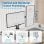 Ewent EW1534 Soporte de Escritorio para Monitor Doble  de 17" a 32" Negro