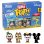 Funko Bitty Pop Disney Pack 4 Goofy/Chip/Minnie Mouse/Mysteriöse Figur