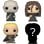Funko Bitty Pop Harry Potter Pack 4 Voldemort/Draco Malfoy/Bellatrix Lestrange/Mysteriöse Figur