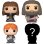 Funko Bitty Pop Harry Potter Pack 4 Hermione Granger/Rubeus Hagrid/Ron Weasley/Figura Misteriosa