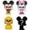 Funko Bitty Pop Disney Pack 4 Mickey Mouse/Minnie Mouse/Pluto/Figura Misteriosa