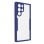 Custodia Samsung S22 Ultra in Plexiglass retro e frontale in tecnopolimero blu
