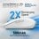 Promate Kitt Ratón Inalámbrico Óptico Ergonómico Recargable 6 Botones 1600DPI Blanco