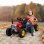 Homcom Tractor Eléctrico Con Remolque Para Niños 3-6 Años 136,5x50x52,5 Cm Rojo