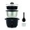 HKoenig ORYZA4 Olla Arrocera Antiadherente 0.8L 350W Negra