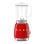SMEG BLF03RDEU Mixeur esthétique en acier inoxydable style années 50 800 W Rouge