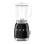 SMEG BLF03BLEU Estética 50's Style Batidora de Acero Inoxidable 800 W Negro