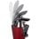 Princess 201856 Entsafter, 300 W, rot