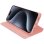 Étui à rabat Cool Elegance en or rose pour iPhone 15 Pro