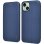 Coole Eleganz Blaue Flip-Cover-Hülle für iPhone 15 Plus