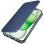 Coole Eleganz Blaue Flip-Cover-Hülle für iPhone 15 Plus