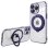 Cool Funda Ring Magnética Violeta para iPhone 15 Pro Max