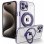 Cool Funda Ring Magnética Violeta para iPhone 15 Pro Max