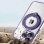 Cool Funda Ring Magnética Violeta para iPhone 15 Pro Max