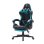 Chaise de jeu Tempest Shake avec repose-pieds et massage turquoise