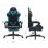 Chaise de jeu Tempest Shake avec repose-pieds et massage turquoise