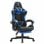 Tempest Shake Silla Gaming con Reposapiés y Masaje Negra/Azul Tela Transpirable