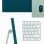 Apple iMac Apple M3/8GB/512GB SSD/10 Núcleos GPU/24" 4.5K Retina Verde