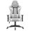 Sedia da gaming Tempest Conquer Tessuto traspirante grigio/bianco