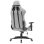 Sedia da gaming Tempest Conquer Tessuto traspirante grigio/bianco