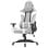 Sedia da gaming Tempest Conquer Tessuto traspirante grigio/bianco