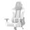 Sedia da gaming Tempest Conquer Tessuto traspirante grigio/bianco