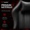 Sedia da gaming Tempest Vanquish nera