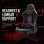 Chaise Gaming Tempest Vanquish Grise - Design Aggressif et Confort Max