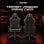 Tempest Vanquish Silla Gaming Negra/Blanca Tela Transpirable