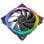 Antec Fusion 120 ARGB Case per computer Ventilatore Nero 3 pz