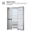 LG Serie 300 GSBV30PZXM Frigorífico Americano Side By Side F Acero Inoxidable