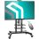 Onkron TS1881E-B Soporte TV 50"-86", 90kg max, VESA 800x500, Motorizado, Altura Regulable, Negro