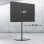 Onkron TS5065-B Soporte TV Giratorio 30"-60" Cristal Templado Hasta 41Kg Vesa 400x400 Negro