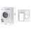 Máquina de Lavar Roupa Samsung WW90CGC04DTHEC 9 Kg 1400rpm A Branco Wi-Fi IA