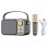 Klack Karaoke Retro Altifalante Subwoofer com Microfone Bluetooth 10W Branco
