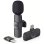 Klack K8 Micrófono Inalámbrico con Reducción de Ruido Compatible con iPhone y USB-C 20m