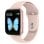 Klack Pack Smartwatch Bluetooth 44mm Ecrã TFT Rosa Compatível Android/iOS IP67 SpO2 Pulsómetro