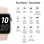 Klack Pack Smartwatch Bluetooth 44mm Ecrã TFT Rosa Compatível Android/iOS IP67 SpO2 Pulsómetro