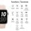 Klack Pack Smartwatch Bluetooth 44mm Ecrã TFT Rosa Compatível Android/iOS IP67 SpO2 Pulsómetro