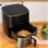 Cecotec Cecofry Fantastik Inox 5500 Freidora de Aire 5.5L 1500W Negro + Pack con Accesorios