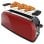 Grille-pain Cecotec Toastin' time 850 Red Long ranure large inox 2 tranches 850W