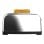 Tostadora Cecotec Toastin' time 1500 Inox Lite 4 rebanadas ranura ancha acero inoxidable